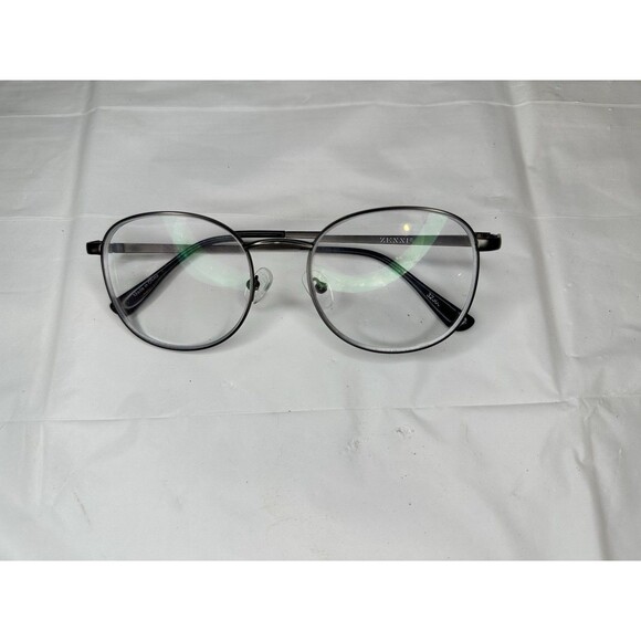 Zenni 3214512 Round Eyeglasses Frame Graphite 48-19-142 EUC - Picture 1 of 6